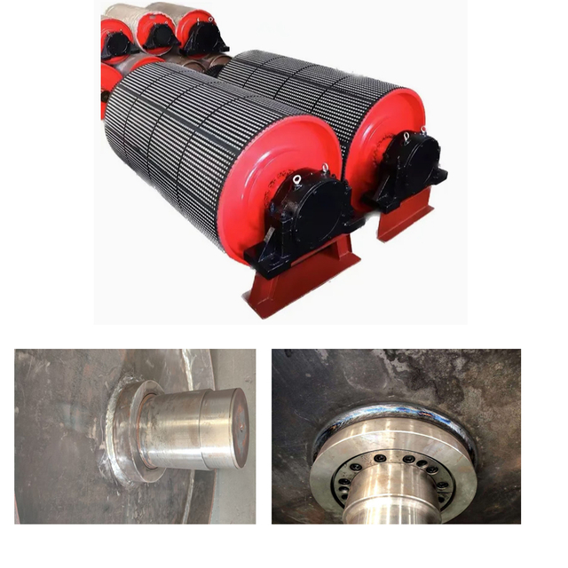 Ceramic Rubber Lagging Drum Pulley for Mining