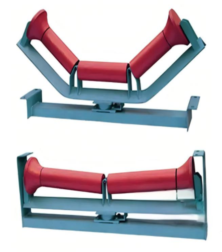 Friction Carry And Return Self-aligning Idler Set