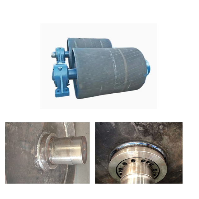 Belt Conveyor Diamond Rubber Lagging Drive Bend Pulley