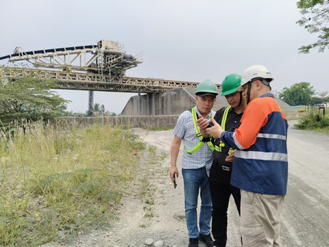 A Visit to an Indonesian Sand and Gravel Facility to Explore New Cooperation Opportunities