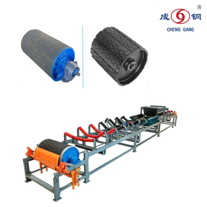 What is the role of lagging on a conveyor pulley?