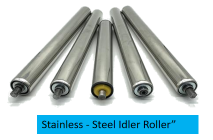 Belt Conveyor Stainless - Steel Idler Roller